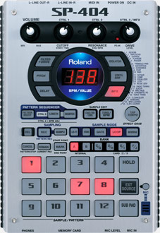Roland - SP-404 | 12個のパッドで即プレイ可能なコンパクト・サンプラー