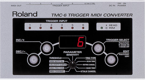 Roland - TMC-6 | Trigger to MIDI Converter
