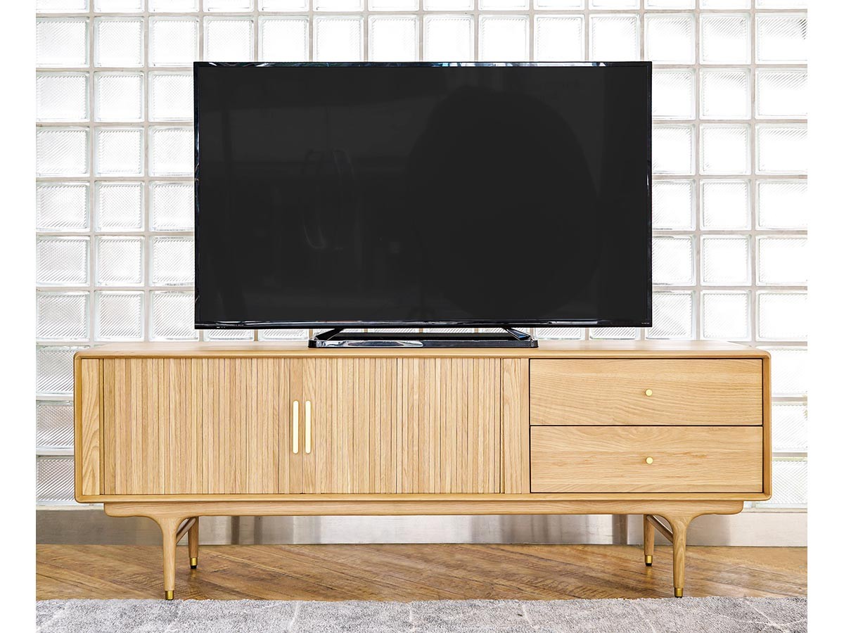 XANDER DESIGNS JULIE TV BOARD 1600 WHITE OAK / サンダーデザイン