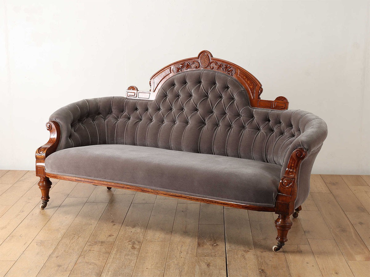 Lloyd's Antiques Real Antique Victorian Settee / ロイズ