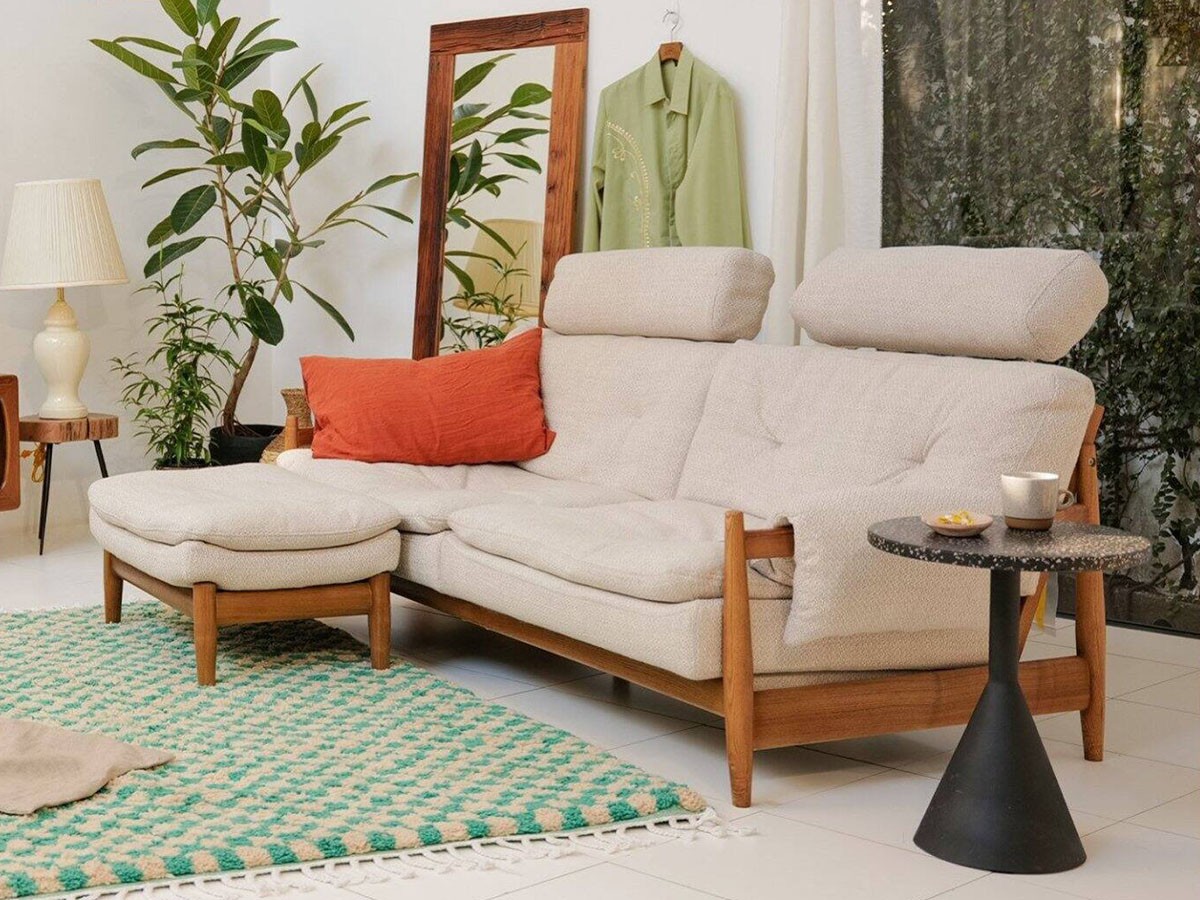 JOURNAL STANDARD FURNITURE MADEIRA OTTOMAN Fabric / ジャーナル