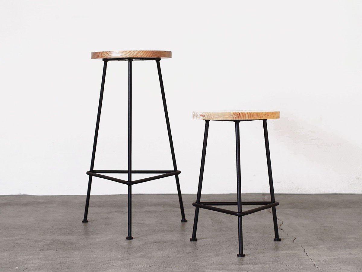 LIFE FURNITURE SL IRON HIGH STOOL / ライフファニチャー SL アイアン
