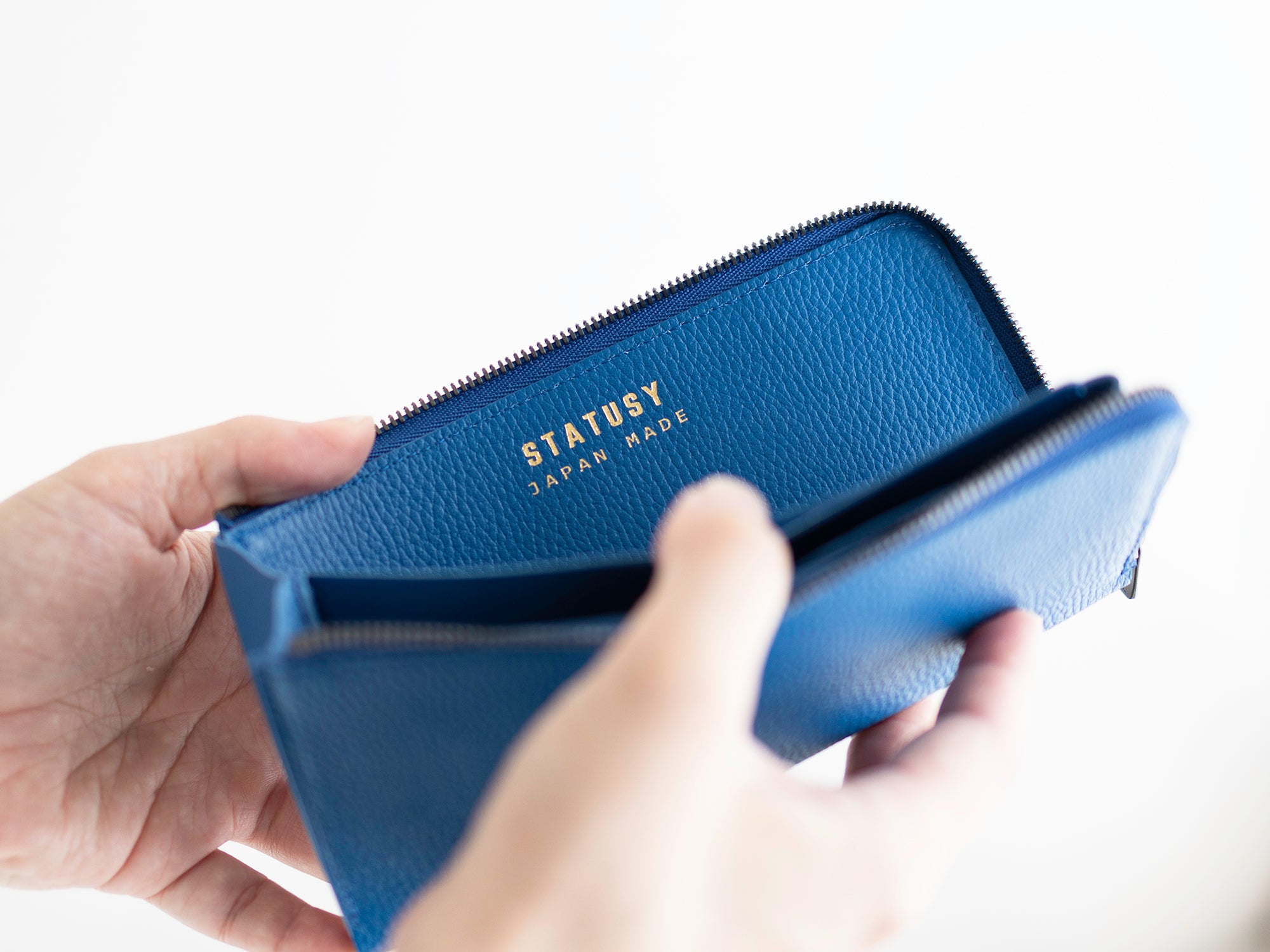 il modo ZIP concept 水濡れ、傷に強い！最小を目指した長財布 – 革