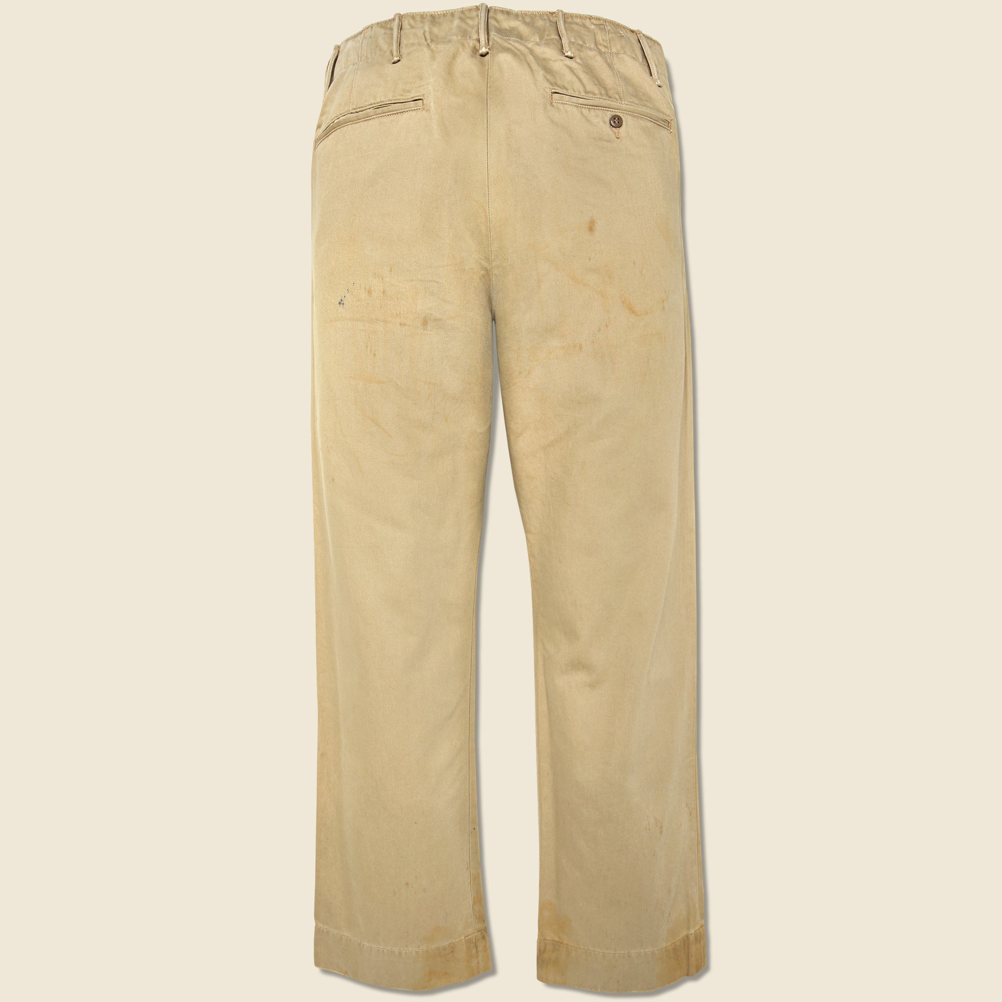 Repaired Field Chino - Military Khaki