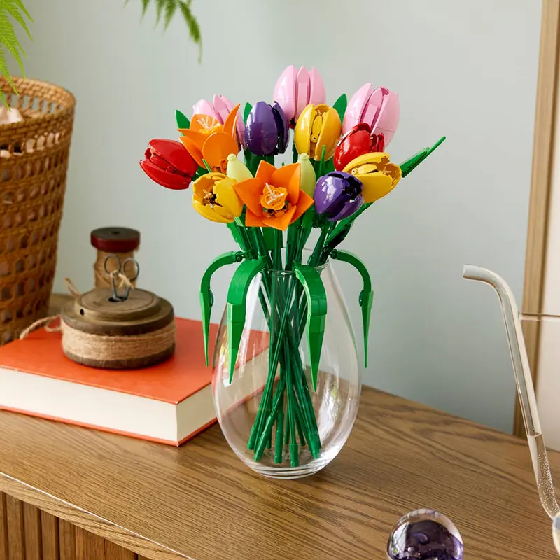 春の訪れを感じよう「チューリップのブーケ(11501)」レゴ(R)ボタニカル