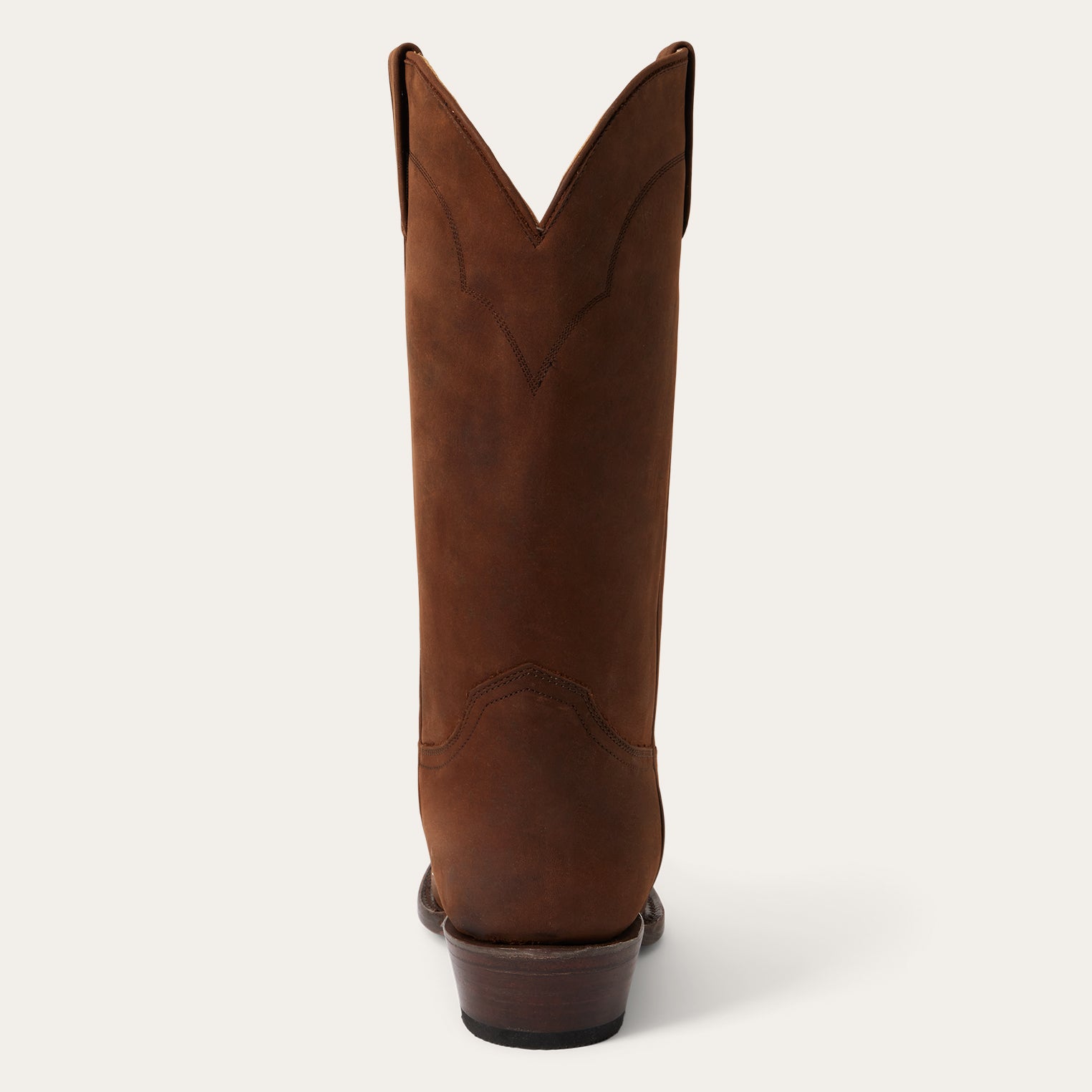 Stetson Men's Crocket Cowboy Boots in Brown Distressed Leather
