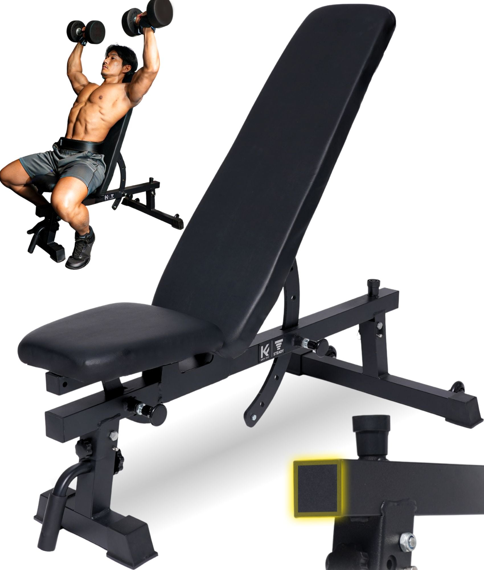 Ultimate Gear クロスベンチトレーニングベンチ 耐荷重400kg 軽量