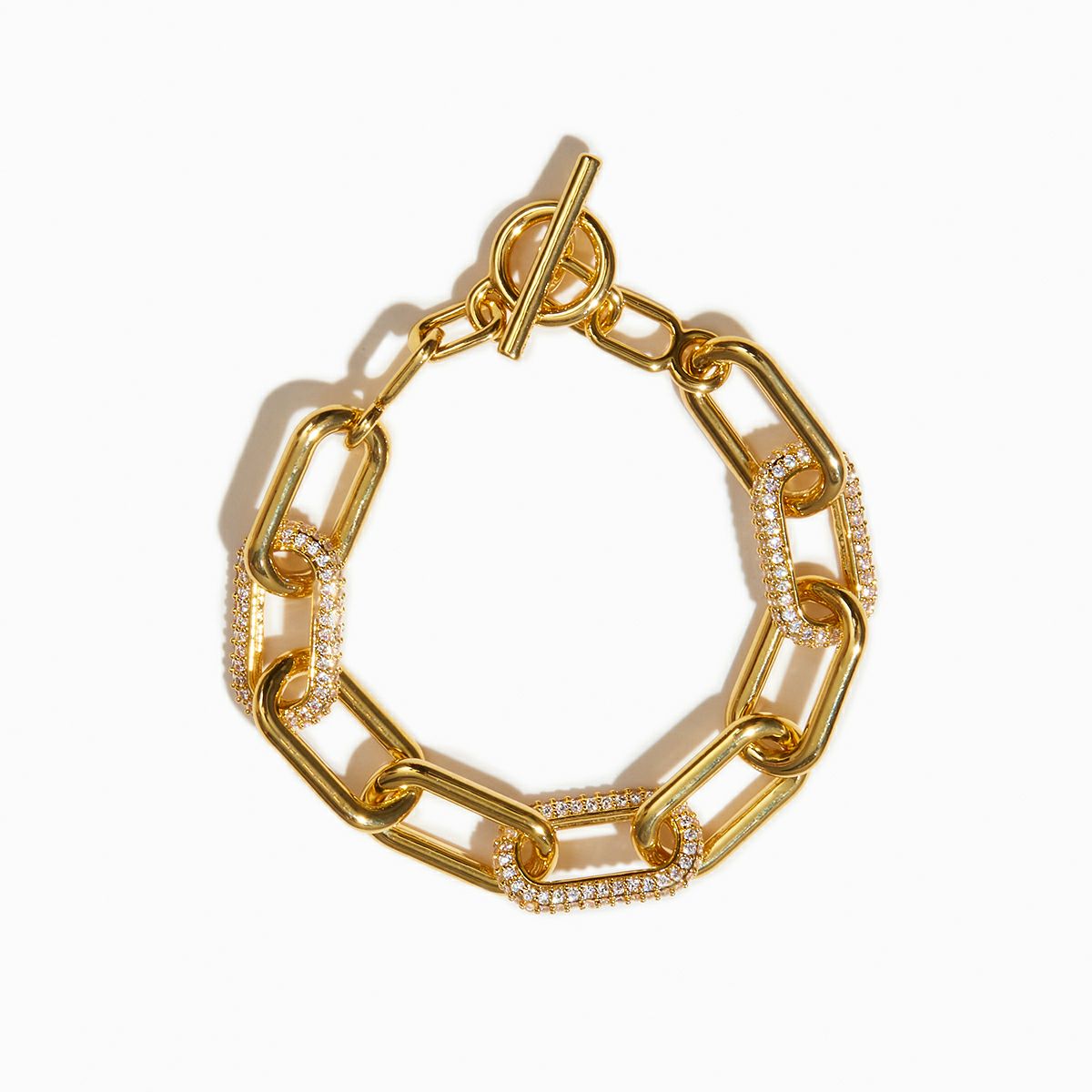 メタルシャイニーチェーンブレスレット(ゴールド) | STELLAR HOLLYWOOD