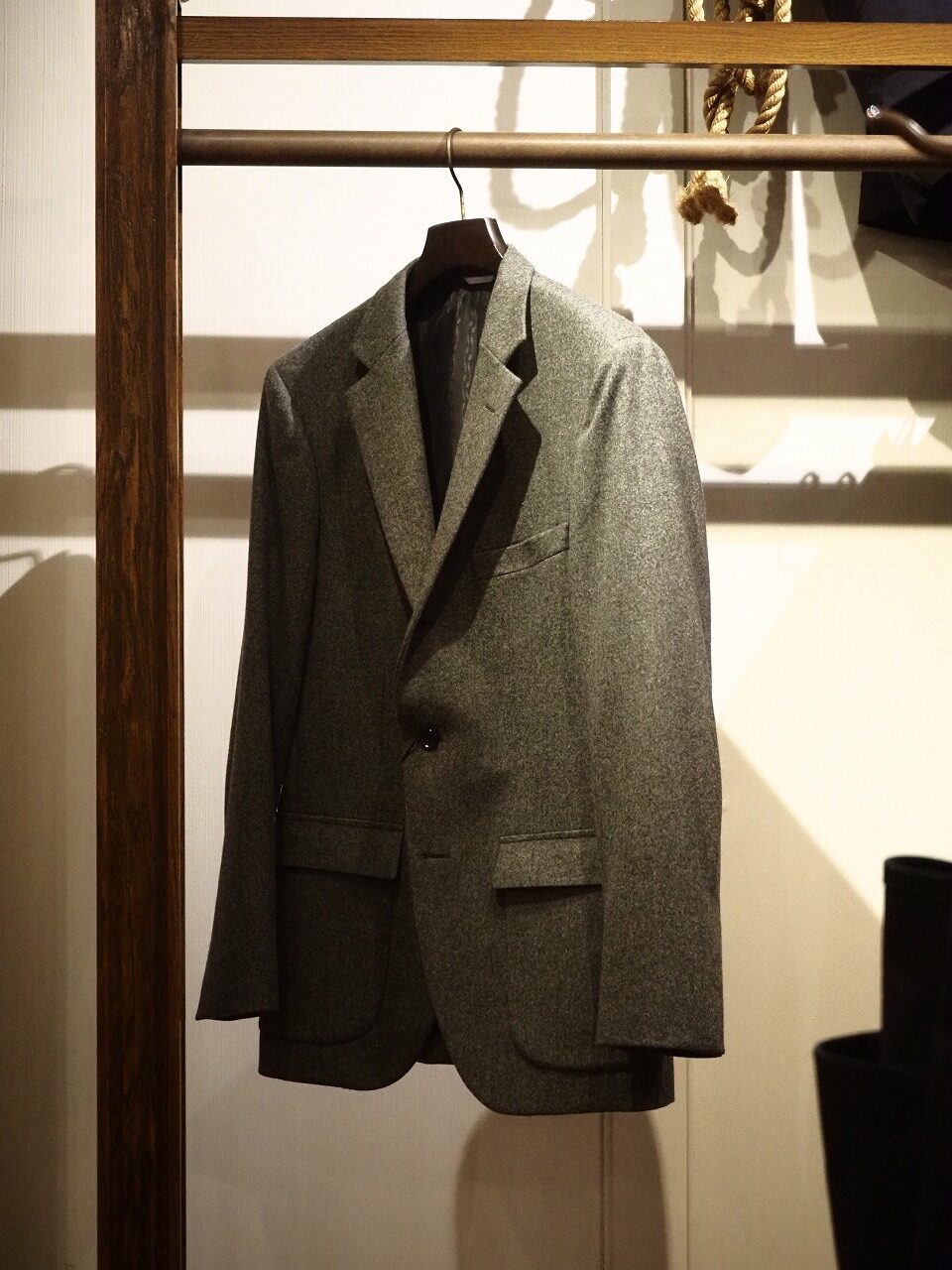 KENNETH FIELD / 60s SPORTS COAT & 1P TRIM TROUSER FOX FLANNEL