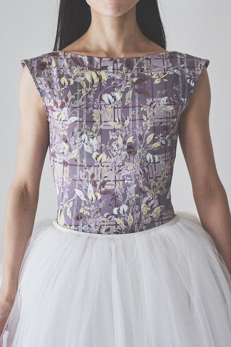 stina / type K boat neck / hide and seek brown