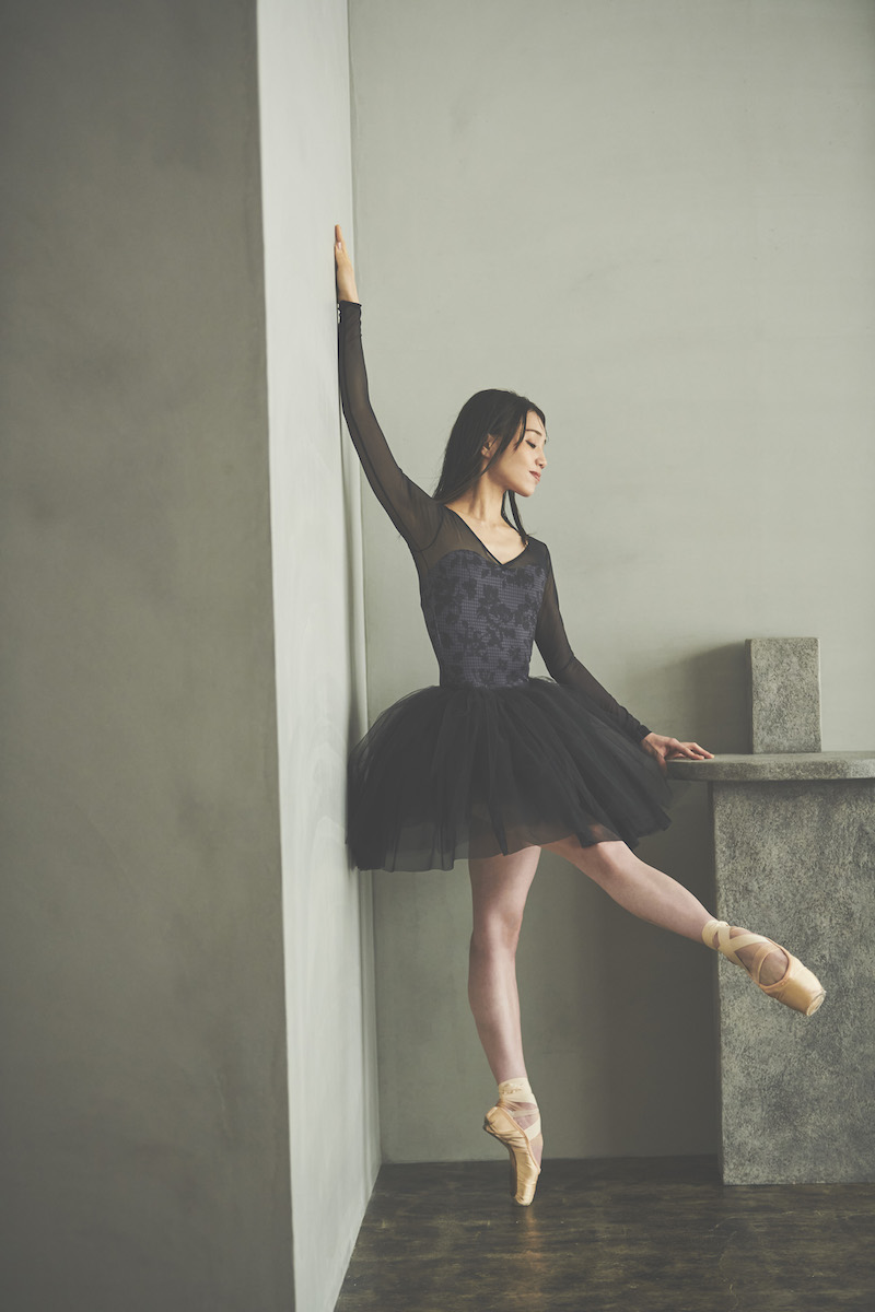 stina スティナ タイプV長袖レオタード Pサイズ stina / BLACK stina