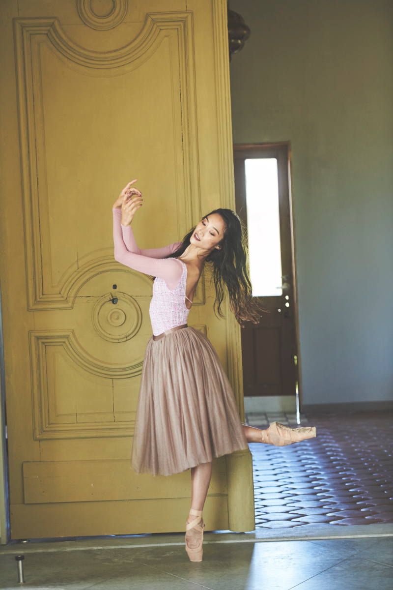 stina / type H half sleeve / dark pink tweed