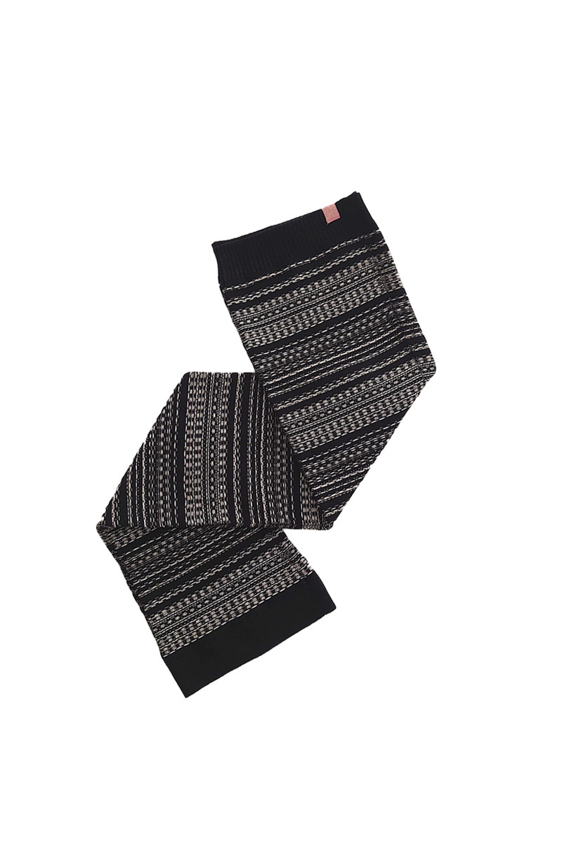 stina / tweed leg warmer / black