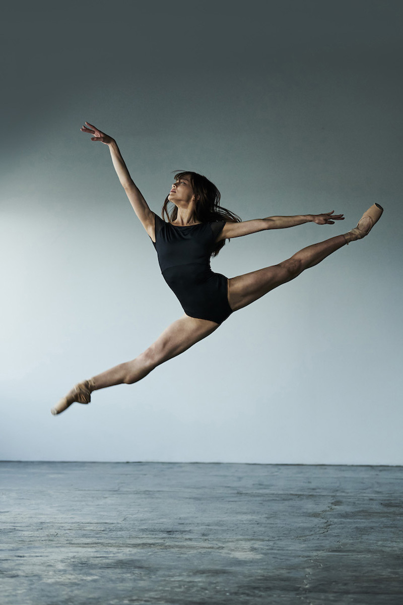 black スティナ stina 長袖レオタード P スティナBlack