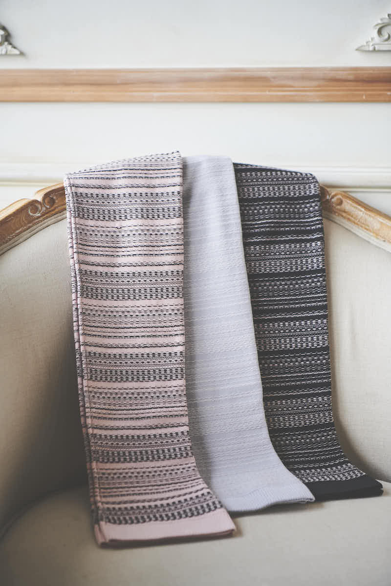 stina / tweed leg warmer / black