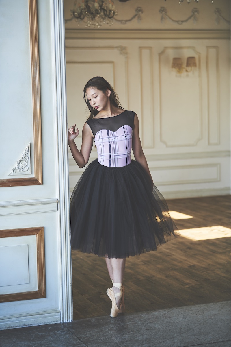 stina / type I drop / silky pink check