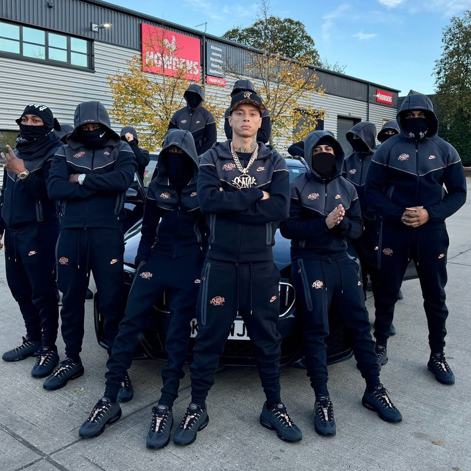 Nike x Syna World Tech Fleece Jogger - Black / Bronze