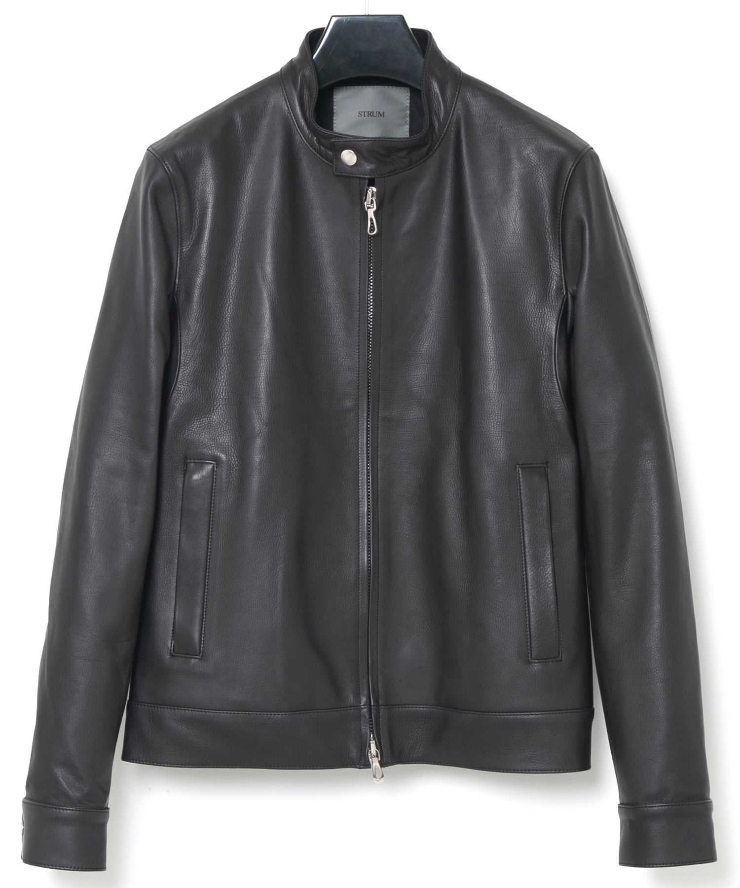 オイルカーフ LUCA シングルライダースジャケット - BLACK – STRUM