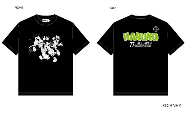 春高バレー ミッキー＆フレンズ限定デザインのグッズが登場！Tシャツや