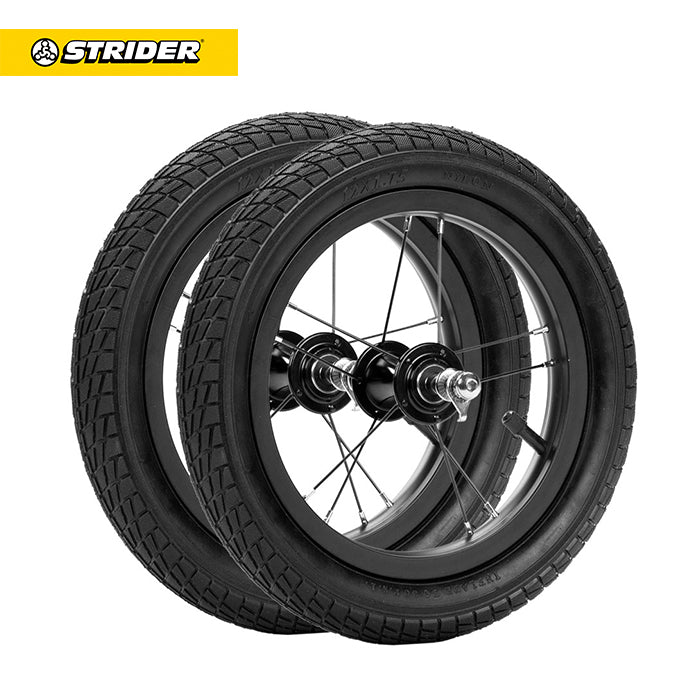 ハイトラクション12インチホイール＆ゴムタイヤ2本セット（全6色