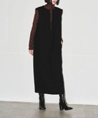 Doubleface Wool Keyneck Dress(36 BLACK): TODAYFUL: WOMENS