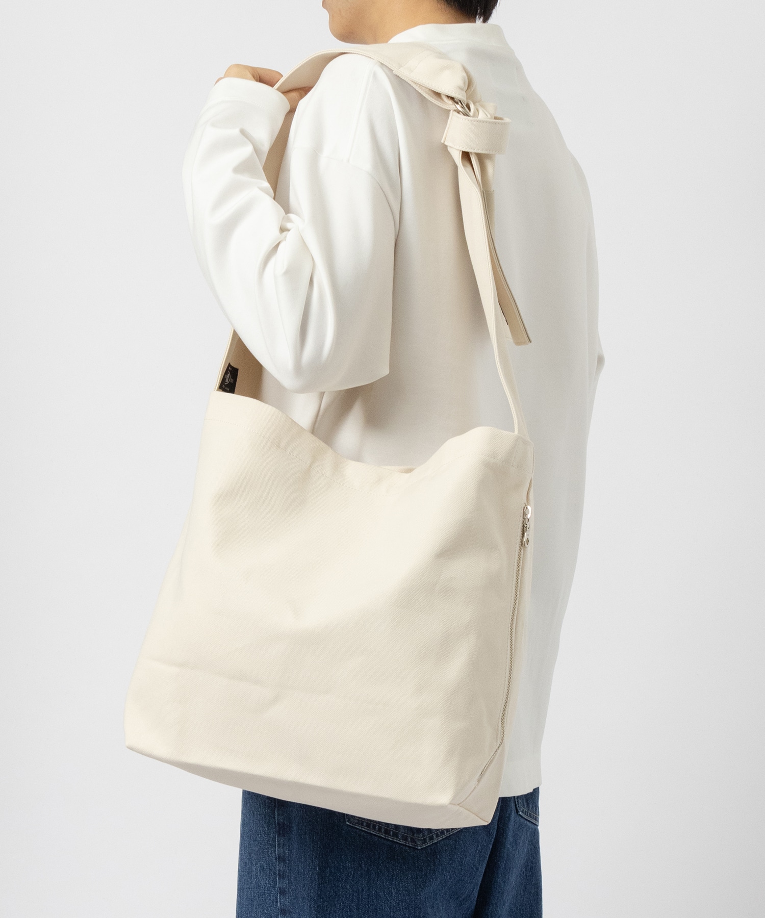 JP/帆布タスキショルダー2番(FREE IVORY): YOROZU: MENS｜ STUDIOUS