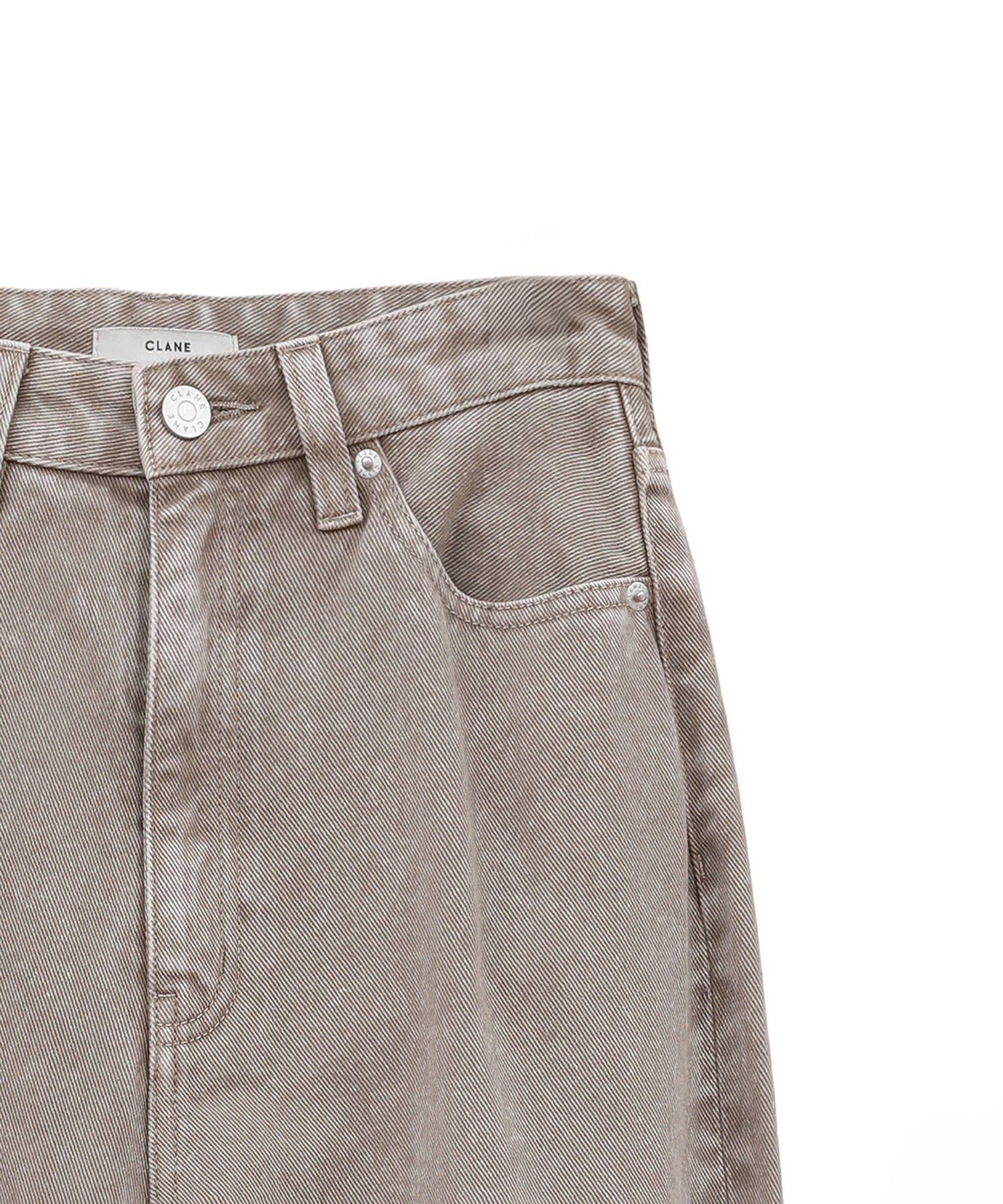 SLASH CUT DENIM PANTS(0 BEIGE): CLANE: WOMENS｜ STUDIOUS ONLINE