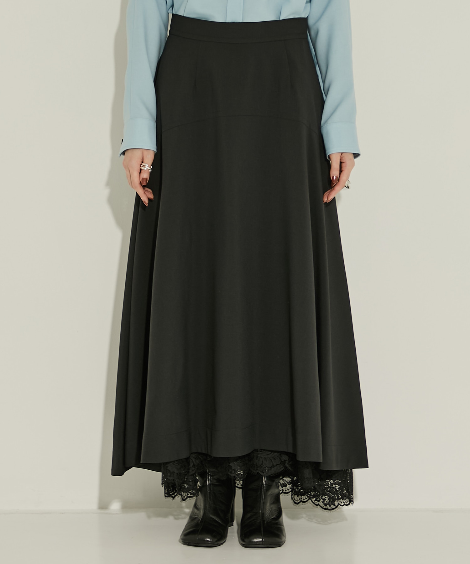 WAO-FSK50-2009（レーススカート）(36 BLACK): AKANE UTSUNOMIYA