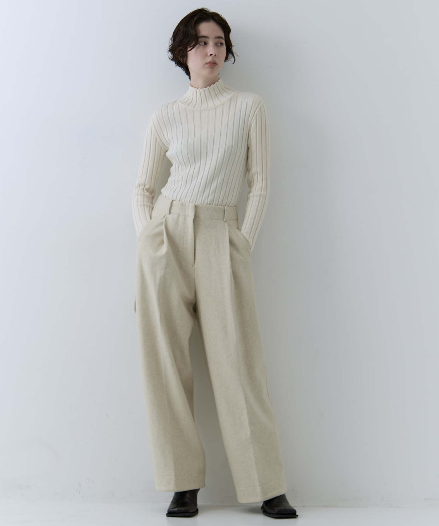 別注】Wool Painter Pants(36 ECRU): TODAYFUL: WOMENS｜ STUDIOUS