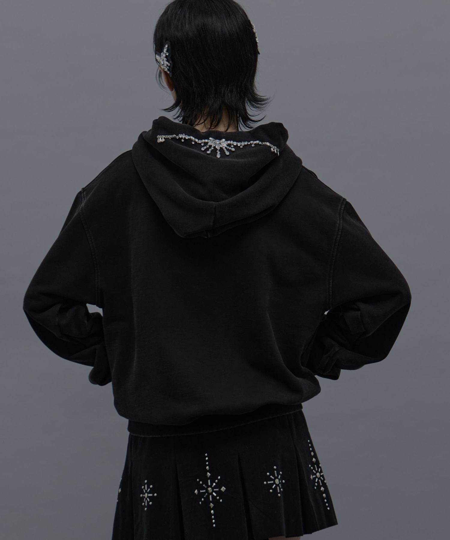 bijou tiara hoodie(1 BLACK): tanakadaisuke: WOMENS｜ STUDIOUS