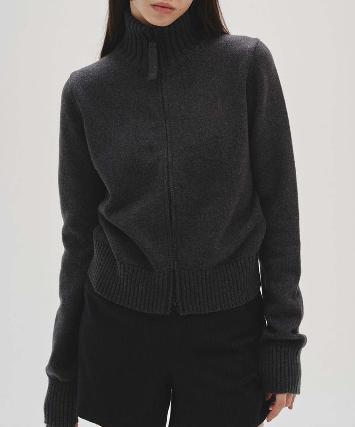 Compact Zip Knit(FREE DARK GREY): TODAYFUL: WOMENS｜ STUDIOUS