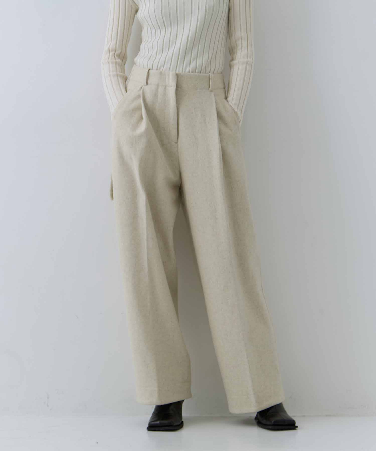 別注】Wool Painter Pants(36 ECRU): TODAYFUL: WOMENS｜ STUDIOUS