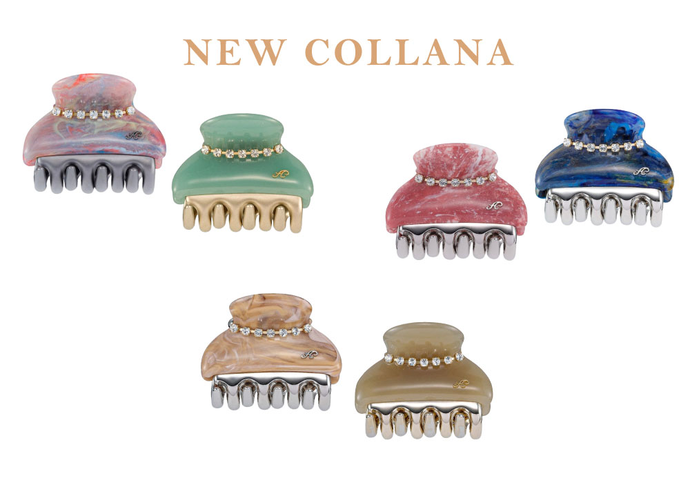 アッカ クリスタルメッシュ クリップ セット acca - [新品・未使用