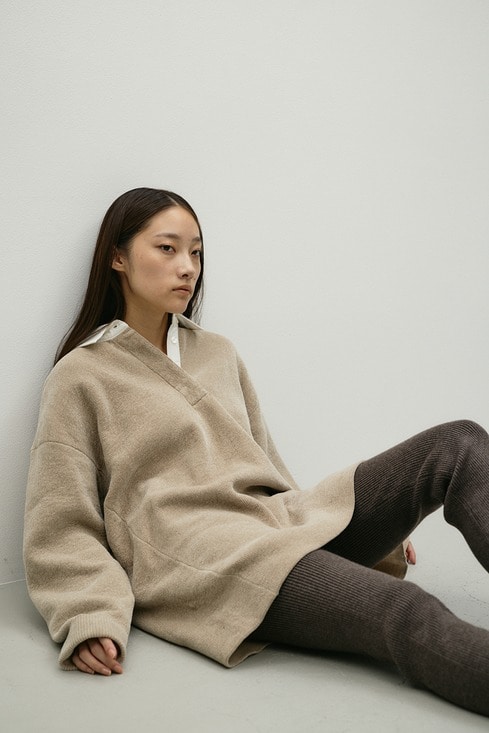 ラガーニットトップ｜STYLEMIXER（スタイルミキサー）公式通販サイト