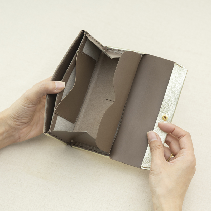 SAFUJI/ミニ長財布ホック スタイルストア限定色 -SAFUJIの代表作「ミニ