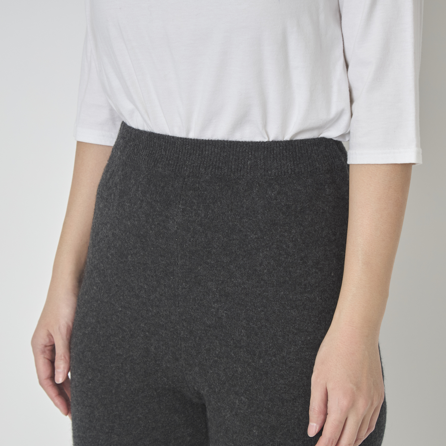 Heart of Mongolia/カシミヤレギンスパンツ -モンゴル産カシミヤ100