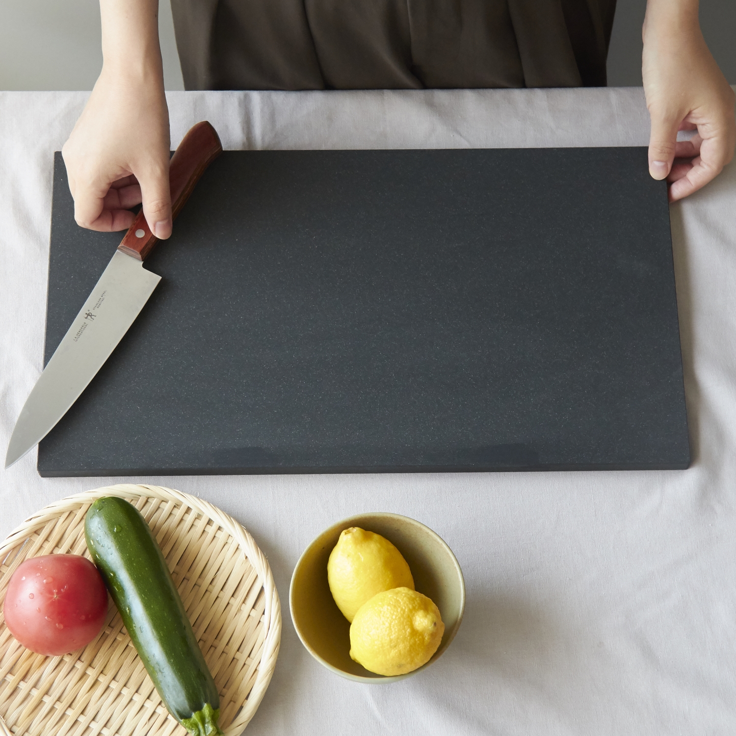 アサヒクッキンカット ブラック 黒 まな板 ゴム ラバラバ プレミアム