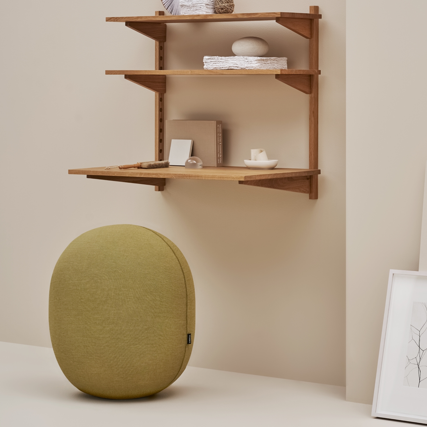 ＆MEDICAL/MALLOW オーバルバランスボール ニット -場所を取らず座り