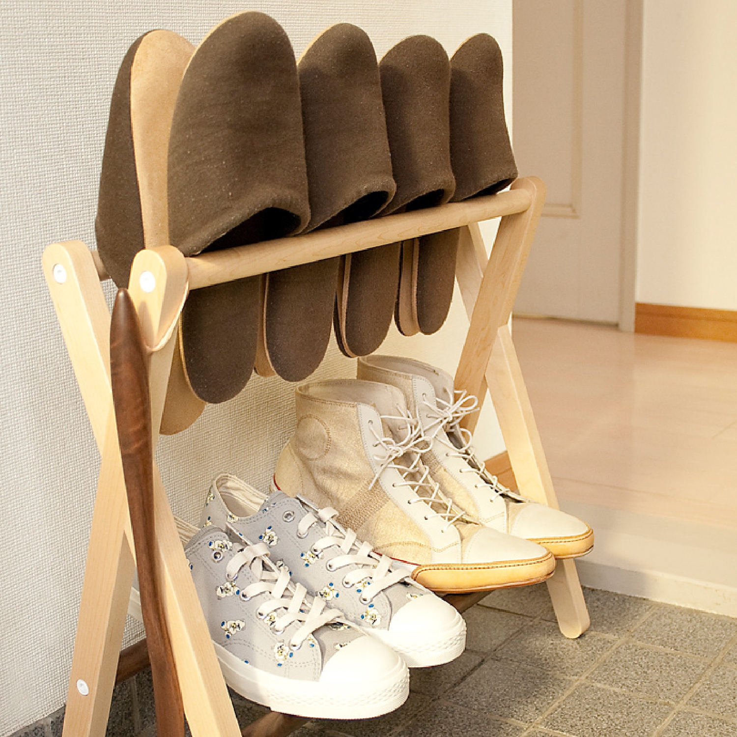 cosine/スリッパ＆シューラック -スリッパと靴を一緒に収納できる