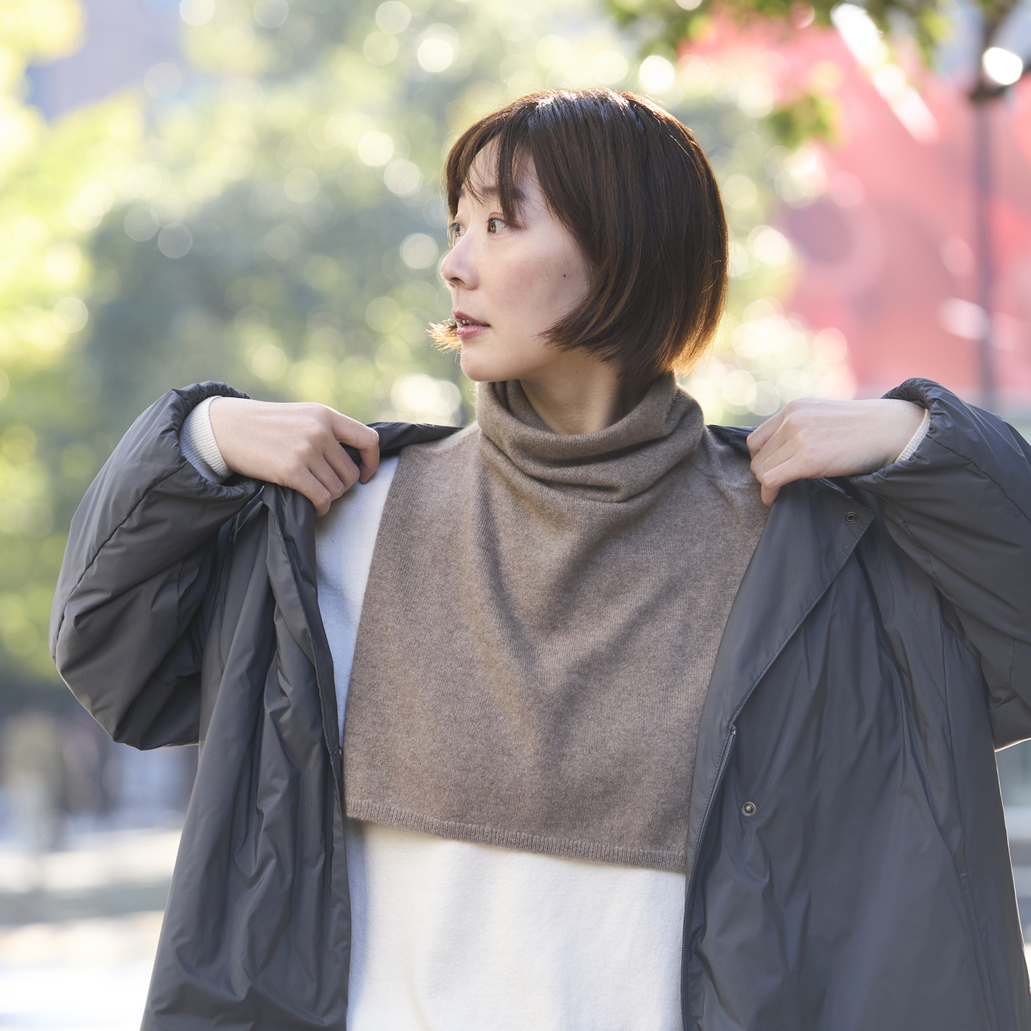 ナンバーナイン ネックウォーマー タートル ストール ナンバーナイン