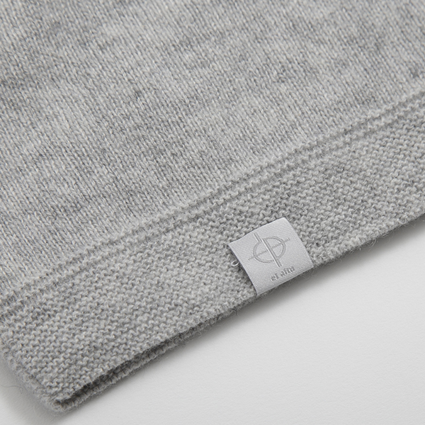 新聞掲載商品】el alto/カシミヤ100%リブスヌード -くたっとせずに首に