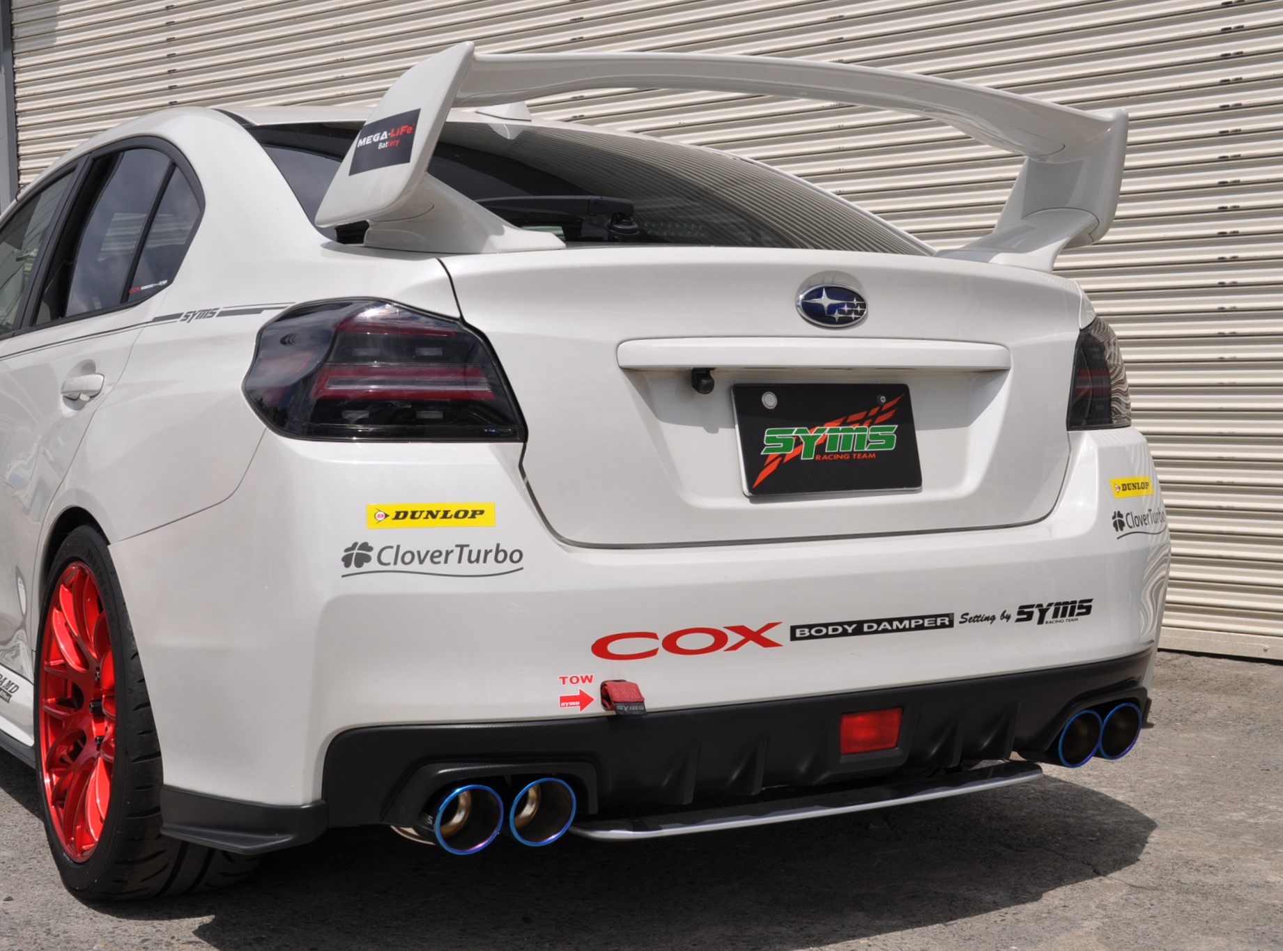 WRX Quad PERFORMANCE EXHAUST SYSTEM | Syms Racing Team