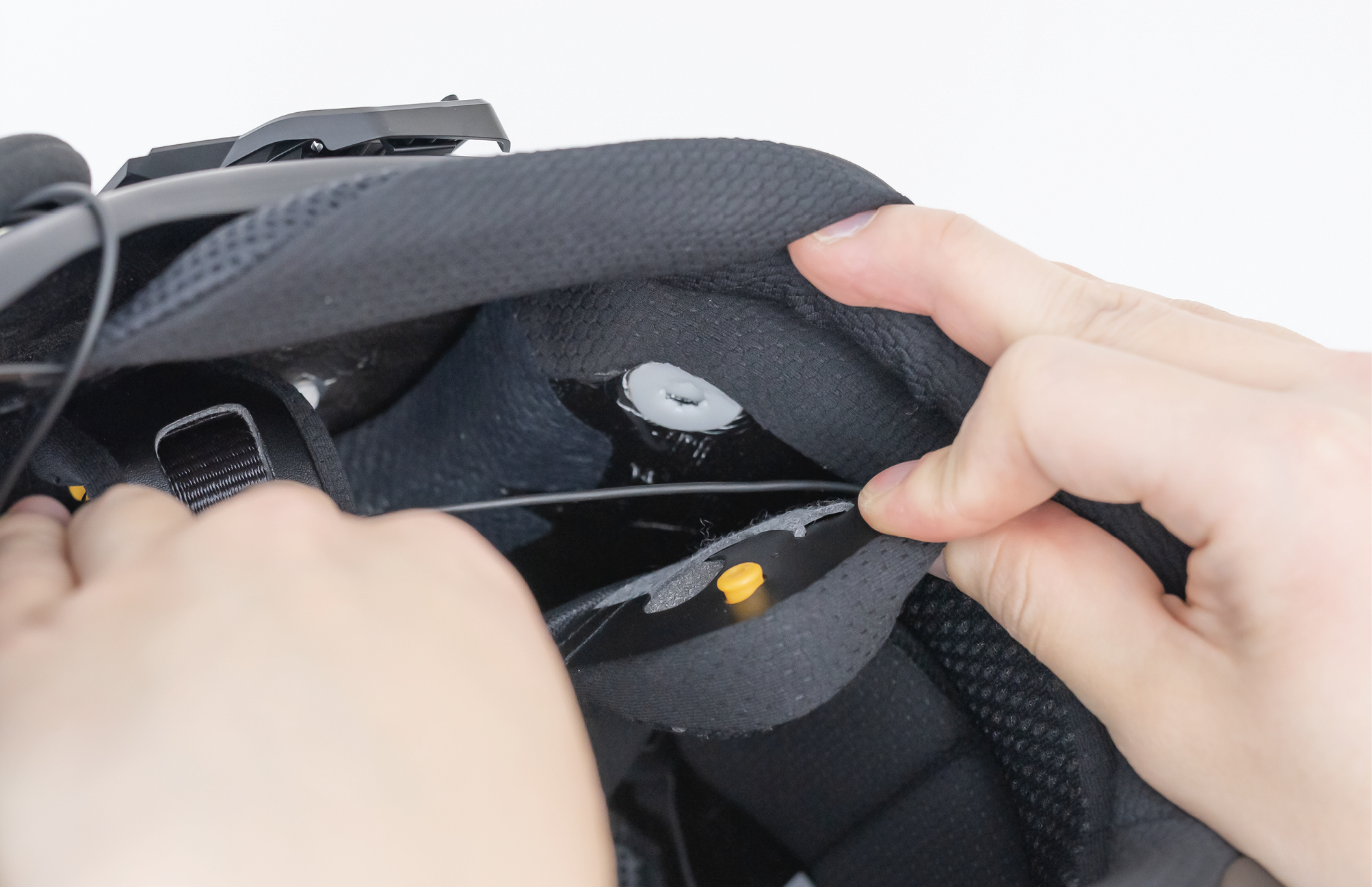 B+COM ONE バイク用インカム フルフェイスヘルメット取付方法 ARAI