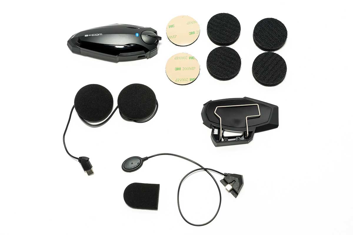 B+COM SB6XR/SB6X バイク用インカム フルフェイスヘルメット取付方法