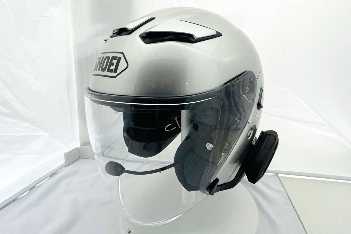 B+COM TALK バイク用インカム ジェットヘルメット取付方法 SHOEI J