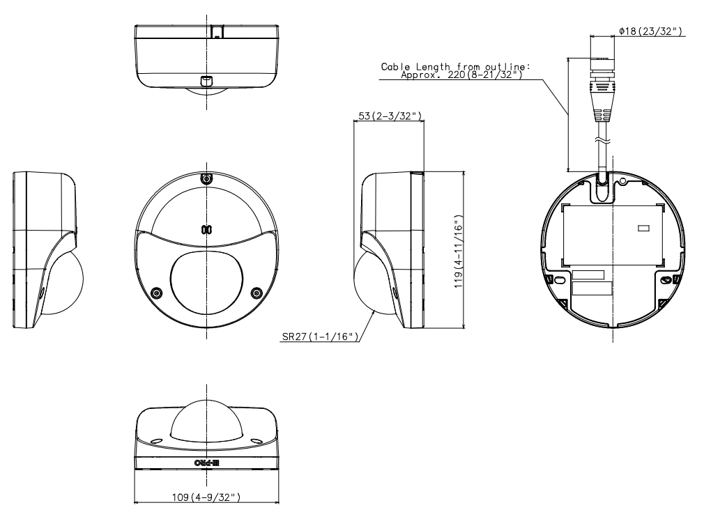 WV-S32302-F2L (i-PRO) - システムケイカメラ