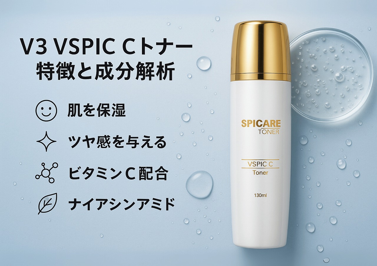 V3 VSPIC C トナー】美容サロン直営通販｜ビタミンC×針美容で弾むハリ