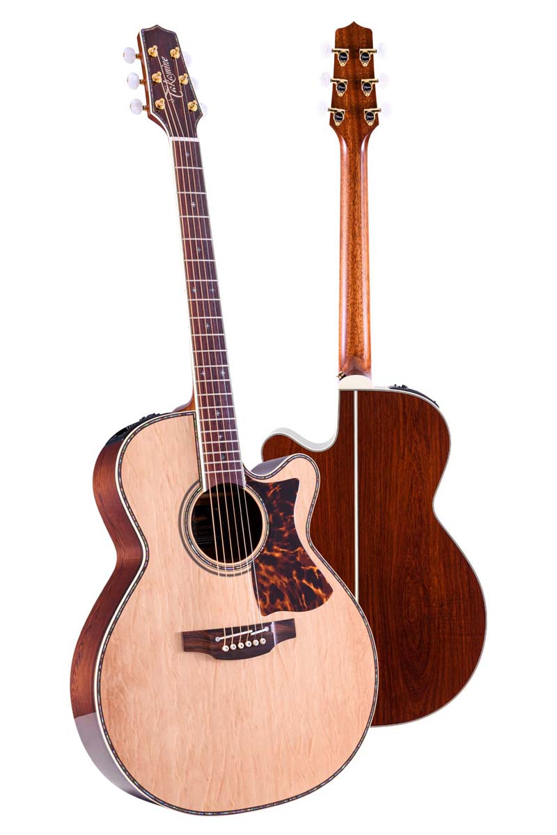 タカミネの“匠 TAKUMI”シリーズから、豪華木材を使用したモデル“銘木