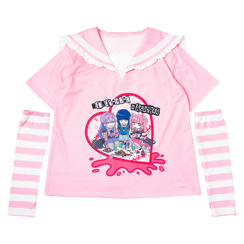 病みかわパンクメンヘラチャン セーラーT – ACDC RAG