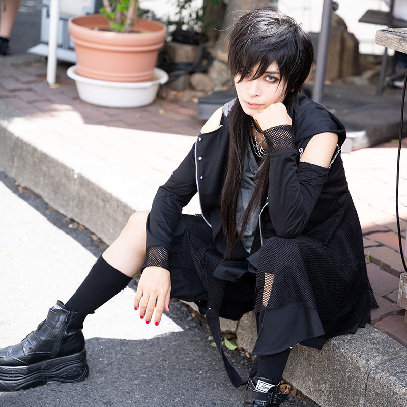 冥闇 フードロングベスト – ACDC RAG